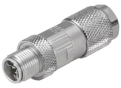 M12-X stekerverbinding Cat.6A afgeschermd, IDC
