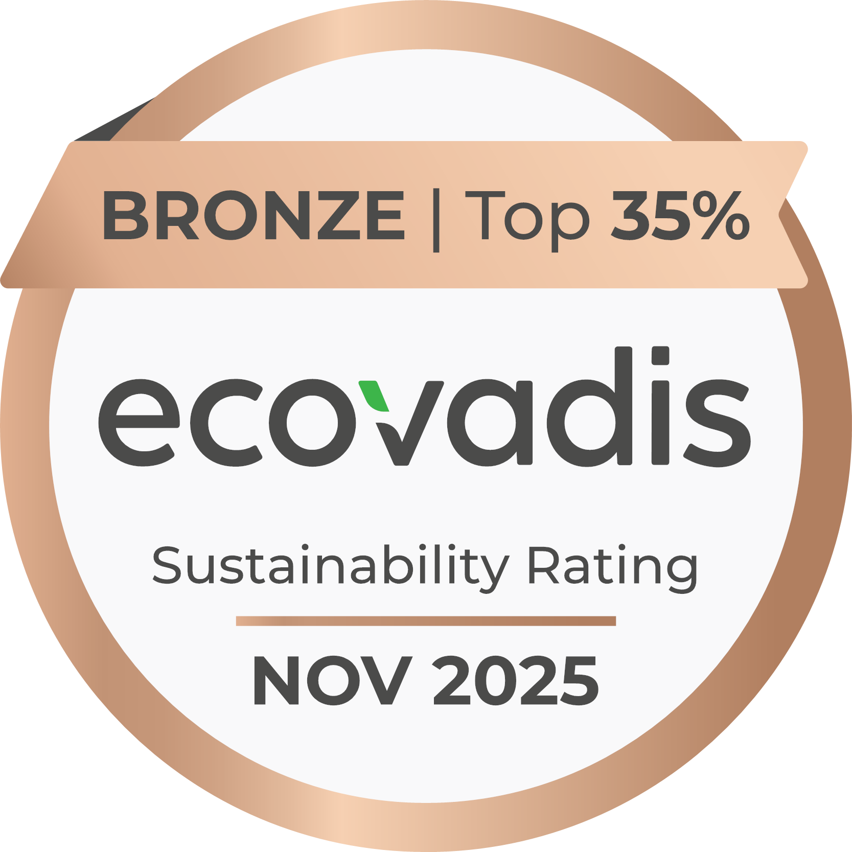 2023 - Voorpag - Keurmerk - Ecovadis
