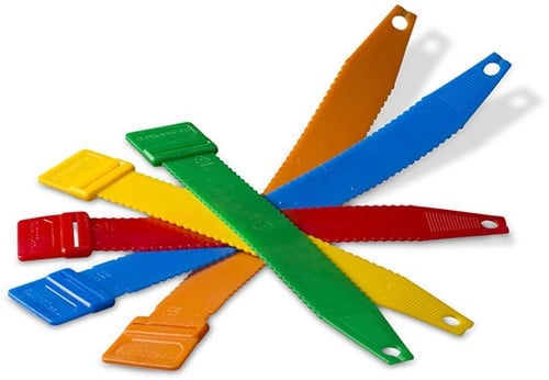 Merkbanden bruin 27cm zonder opdruk 