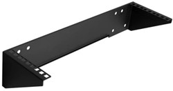 UCS Muurbeugel 3HE vertikaal, 19 inch, 150mm diep, zwart