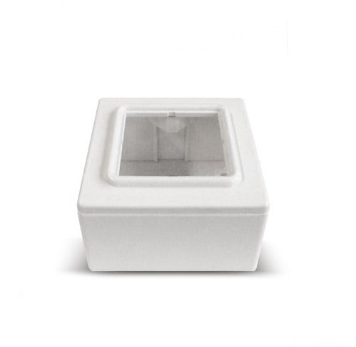 Datwyler opbouwdoos+afdekraam 1v RAL1013