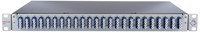 Datwyler prefab FO lade OV-S, 1HE, 12xLCQ, OS2, Ral9005 zwart hoekig (excl. lasbeschermers)