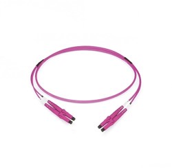 Datwyler Patchkabel OM4, LC/PC-LC/PC, duplex, violet (Kies lengte)