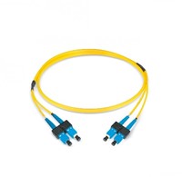 Datwyler Patchkabel OS2, SC/PC-SC/PC, duplex, geel, 7m