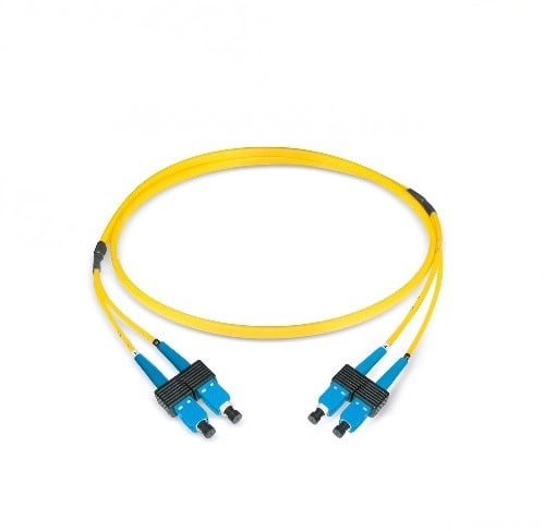 Datwyler Patchkabel OS2, SC/PC-SC/PC, duplex, geel, 5m