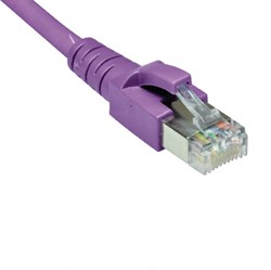 Datwyler Patchkabel S/FTP Cat6A, flex, LS0H, paars (kies de gewenste lengte)