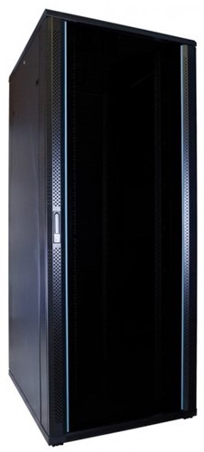 UCS netwerkkast 42HE, B800 D1000, glazen deur, zwart