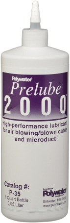 Polywater, type Prelube 2000, (0,95l), voor het blazen van microkabels 1,6mm en hoger.