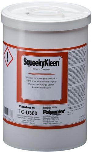 Polywater Squeekykleen (300 doekjes)