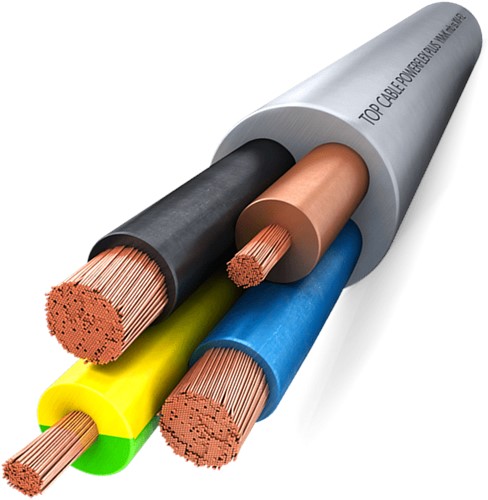 YMvKf 3G10 mm² Universele voedingskabel KEMA KEUR Cca grijs