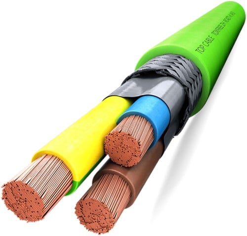 Z1C4Z1-K (AS) 5G6 mm² Halogeen vrije XLPE Powercable Cca groen