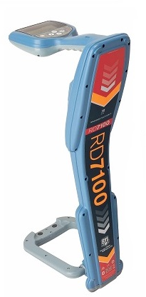 Radiodetection RD7100TLM ontvanger met markerballenzoeker en logging (telecomsector)