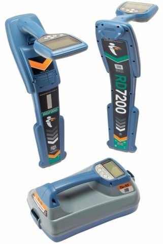 Radiodetection RD7200 systeem met Tx10 zender & draagtas