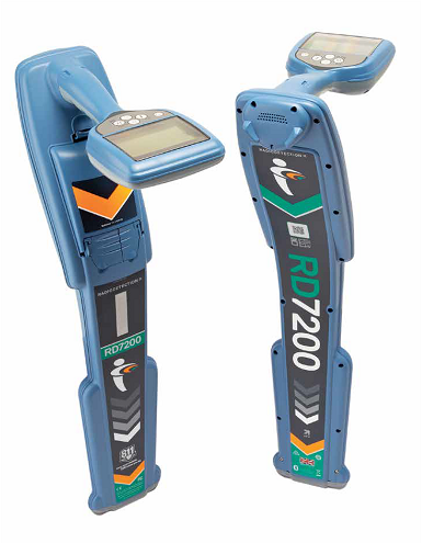 Radiodetection RD7200 met accu en draagtas