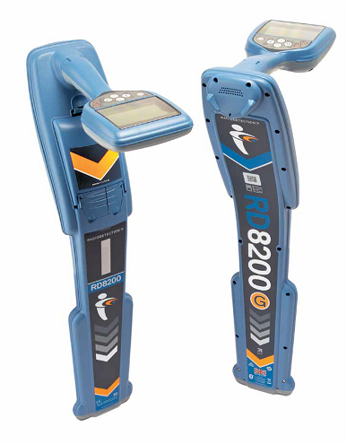 Radiodetection RD8200 ontvanger met draagtas