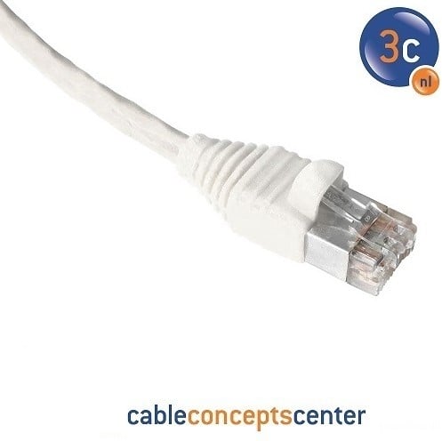 Datwyler Patchkabel U/UTP Cat6, flex, FR/PVC, wit, 3m OP=OP