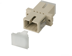 UCS Adapter MM, SC/PC, simplex, beige (OM1 / OM2)