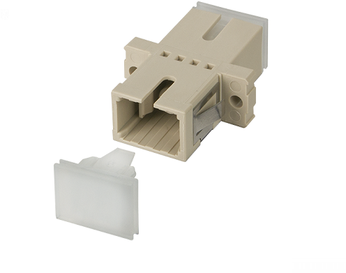 UCS Adapter MM, SC/PC, simplex, beige (OM1 / OM2)