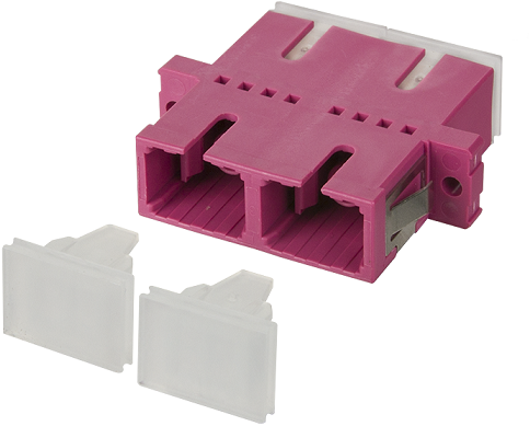 Datwyler Adapter OM4, SC/PC, duplex, violet