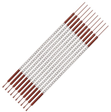 C-marker nr. 6, zwart op wit, diameter, 1,0-1,3mm 300 stuk(s)