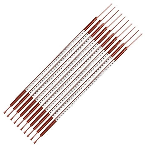 C-marker nr. 7, zwart op wit, diameter, 1,0-1,3mm 300 stuk(s)