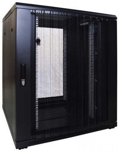 UCS Serverkast 18HE, B800 D800, geperforeerde deuren, zwart