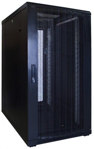 UCS Serverkast 22HE, B600 D800, geperforeerde deuren, zwart