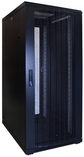 UCS Serverkast 27HE, B600 D800, geperforeerde deuren, zwart