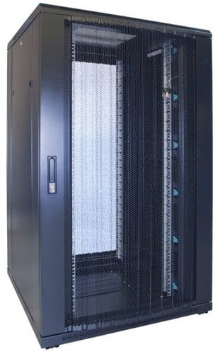 UCS Serverkast 27HE, B800 D800, geperforeerde deuren, zwart