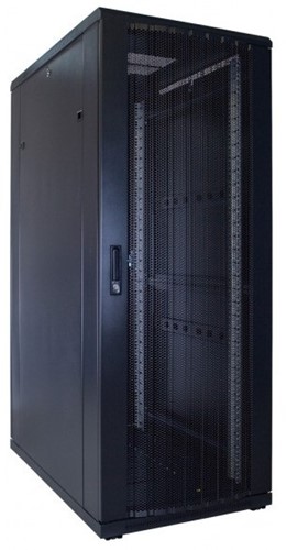 UCS Serverkast 32HE, B600 D1000, geperforeerde deuren, zwart