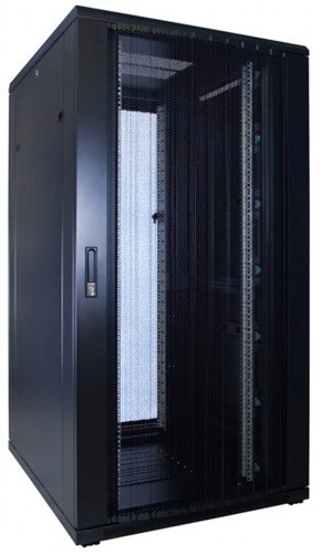 UCS Serverkast 32HE, B800 D1000, geperforeerde deuren, zwart