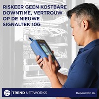 TREND Networks netwerktester SignalTEK 10G FT met fiber tester.-3