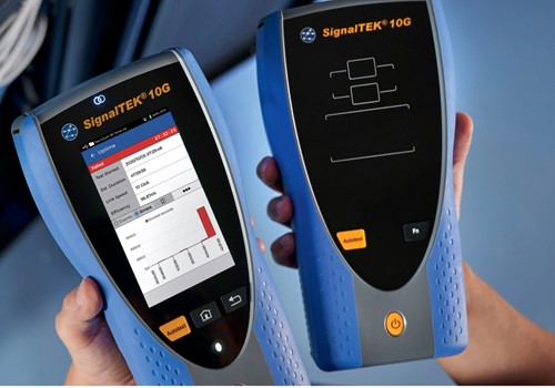TREND Networks netwerktester SignalTEK 10G FT met fiber tester.-2