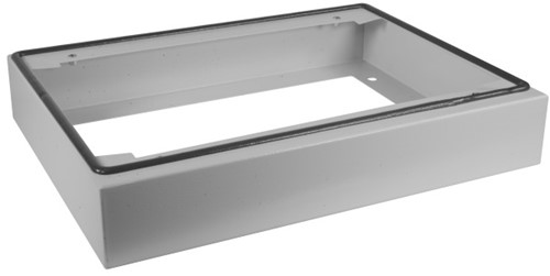UCS Sokkel, 600x600x100, tbv. 19 Inch IP55 wandkast, grijs