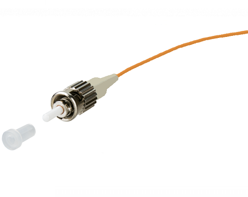 UCS Pigtail OM2, ST/UPC, 2m, oranje