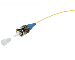 UCS Pigtail OS2, ST/UPC, L=2m, kleur geel.