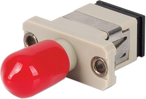 UCS SC/ST OM2 Duplex hybrid adapter beige Op = OP