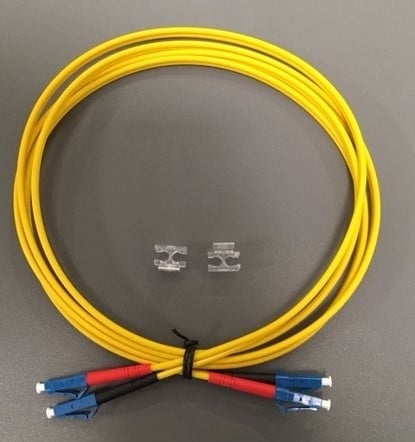 UCS Patchkabel OS2, LC/UPC-LC/UPC, duplex long boot, 3mm, geel, 2m