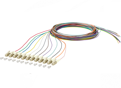 UCS Pigtailset OM1, LC/UPC, 2m 12 stuk(s)
