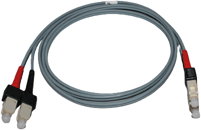 UCS SC/PC-SC/PC Duplex OM1  1,5m grijs Op=Op