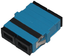 UCS SC/PC SM Duplex adapter blauw flangeless OP=OP