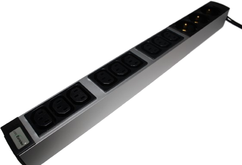 UCS Spanningsslof 19" 3xSchuko-9xC13 Op=Op