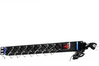 UCS Spanningsslof 19 inch, 8-voudig, C13