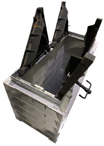 UCS Handhole 1220x450x750mm (inw.) D400 gietijzeren deksel met slot-2