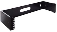 UCS Muurbeugel 2HE, 19 inch, 180mm diep, zwart