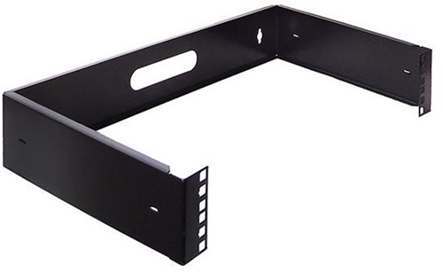 UCS Muurbeugel 2HE, 19 inch, 300mm diep, zwart