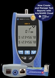 TREND Networks kabeltester VDV II met AnyWare cloudsoftware