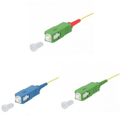 UCS Pigtail OS2, SC, L=2m, kleur geel. (kies uw type)