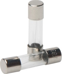 Glaszeker. v. DIN railkl. max.6,3 A