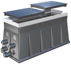 Zweva Z6C handhole met gietijzeren deksel.